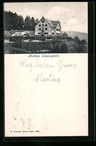 AK Schweigmatt, Kurhaus