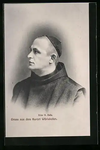 AK Wörishofen, Portrait von Prior R. Reile