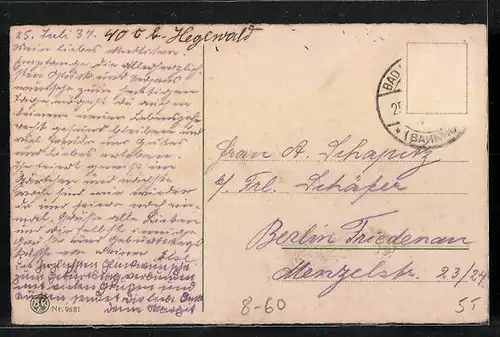 Künstler-AK Kleiner Expressbote zieht einen Schubkarren