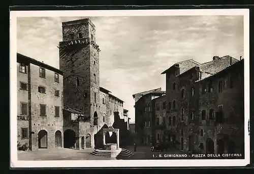 AK S. Gimignano, Piazza della Cisterna