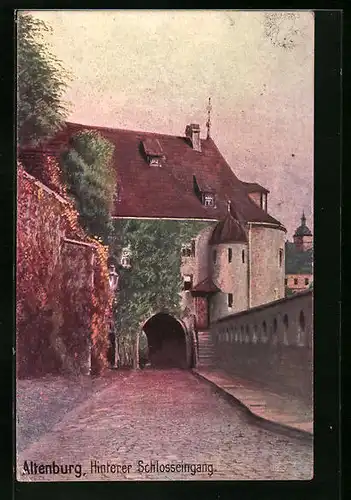 AK Altenburg, Hinterer Schlosseingang