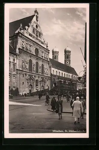 AK München, St. Michaelskirche, Neuhauser Strasse