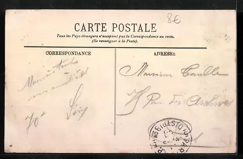 AK Hazebrouck, Vue panoramique vers l`Hotel-de-Ville