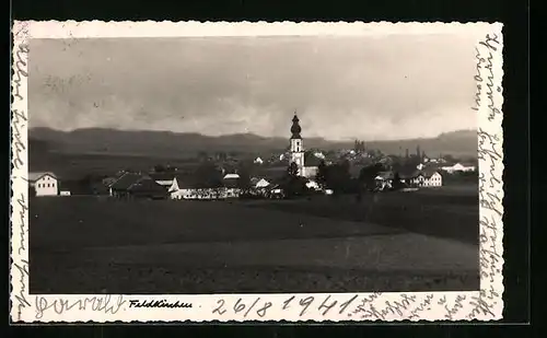 AK Feldkirchen, Gesamtansicht mit Kirche