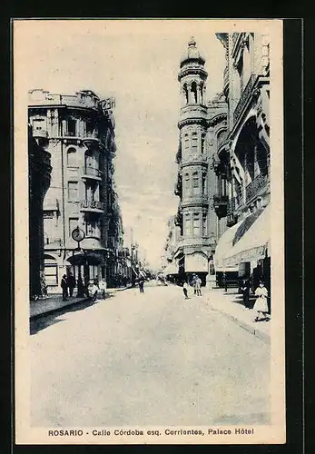 AK Rosario, Calle Cordoba esq. Corrientes, Palace Hotel