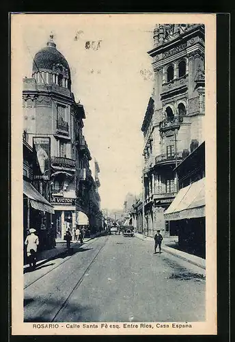 AK Rosario, Calle Santa Fè esq. Entre Rios, Casa Espana