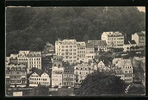 AK Karlsbad, Blick gegen die alte Wiese