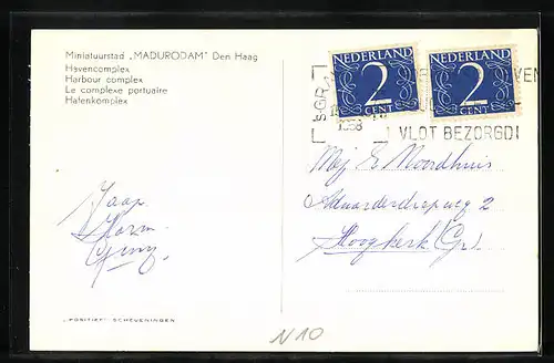 AK Den Haag, Miniaturstad Madurodam, Havencomplex