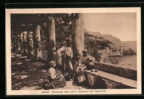 AK Amalfi, Panorama visto dall`ex Convento dei Cappuccini