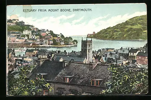 AK Dartmouth, Estuary from Mount Boone