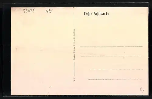 AK Marburg a. d. Lahn, Bachfest 1937 mit Porträts des Ehrenpräsidenten und des Präsidenten