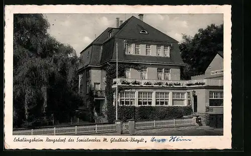 AK M. Gladbach-Rheydt, Erholungsheim Rengsdorf des Sozialwerkes