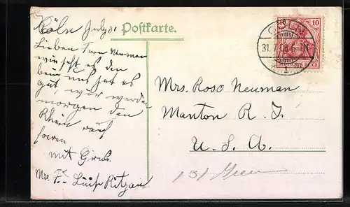 AK Hamburg-Neustadt, Stadthausbrücke aus der Vogelschau