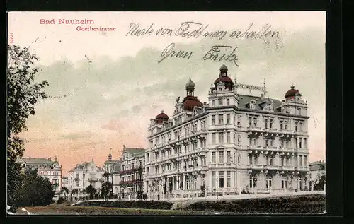 AK Bad Nauheim, Goethestrasse