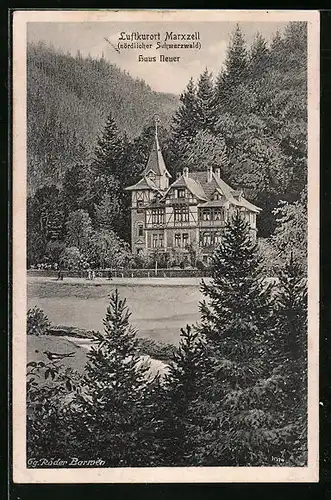 AK Marxzell /Schwarzwald, Hotel Haus Neuer