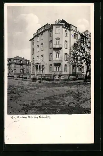 AK Bad Nauheim, Hotel Kurheim Gutenberg