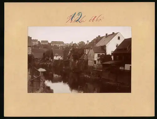 Fotografie Brück & Sohn Meissen, Ansicht Döbeln, Partie an der Muldebrücke