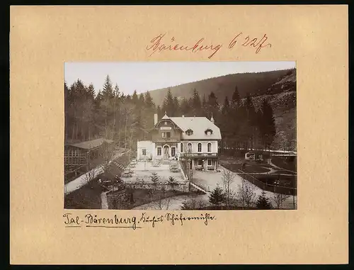 Fotografie Brück & Sohn Meissen, Ansicht Bärenburg, Restaurant Schäfermühle