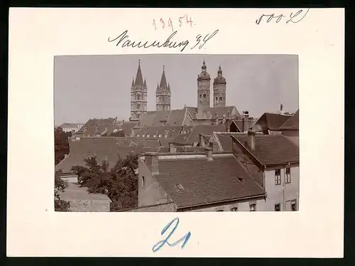 Fotografie Brück & Sohn Meissen, Ansicht Naumburg a. d. Saale, Blick auf den Dom
