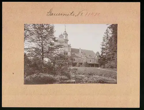 Fotografie Brück & Sohn Meissen, Ansicht Gauernitz, Schloss Gauernitz