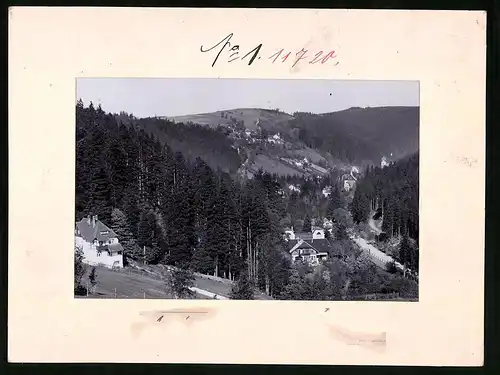 Fotografie Brück & Sohn Meissen, Ansicht Kipsdorf, Ortschaft von Bärenfels aus gesehen
