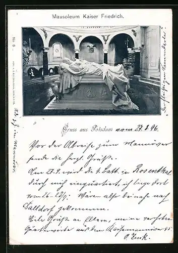 AK Potsdam, Mausoleum Kaiser Friedrich