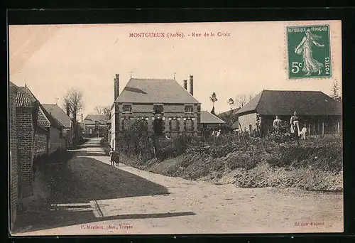 AK Montgueux, Rue de la Croix