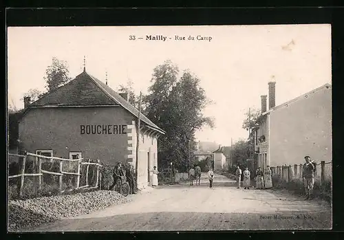 AK Mailly, Rue du Camp