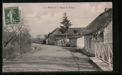 AK Mailly, Route de Poivres