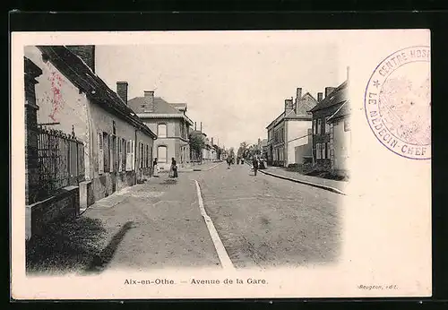 AK Aix-en-Othe, Avenue de la Gare