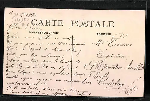 AK Romilly-Sur-Seine, Rue Voltaire Sellieres