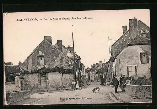 AK Trainel, Pont de Sens et Grande-Rue Saint-Antoine