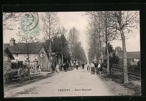 AK Lusigny, Route Nationale
