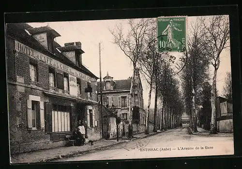 AK Estissac, L'Avenue de la Gare