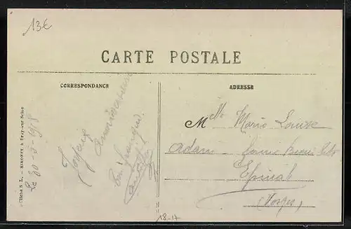 AK Villenauxe-la-Grande, Rue du Cimetière, Le Pont