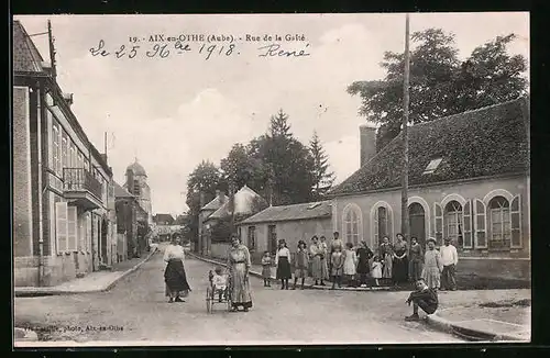 AK Aix-en-Othe, Rue de la Gaité