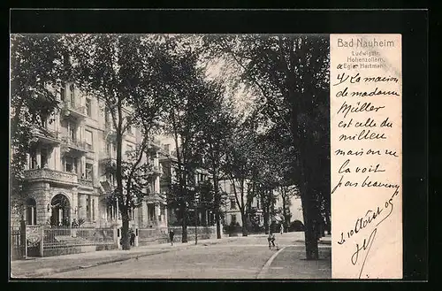 AK Bad Nauheim, Villen in der Ludwigstrasse