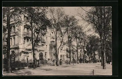 AK Bad Nauheim, Blick in die Ludwigstrasse