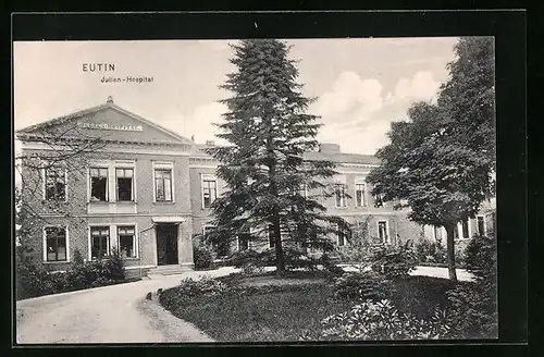 AK Eutin, Ansicht des Julien-Hospitals
