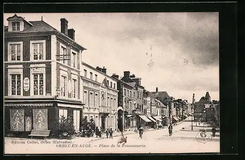 AK Orbec-En-Auge, Place de la Poissonnerie