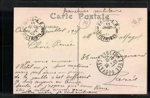 AK Orbec-En-Auge, Place de la Poissonnerie