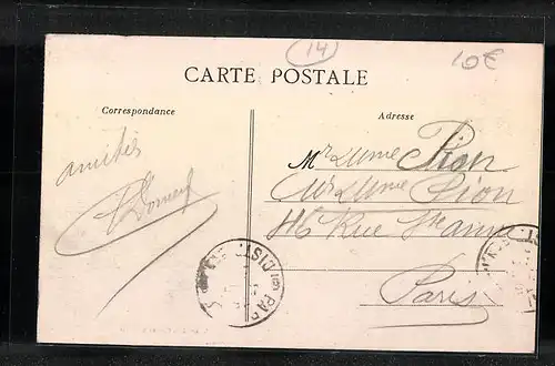 AK Lion-sur-Mer, La Pierre a Poisson