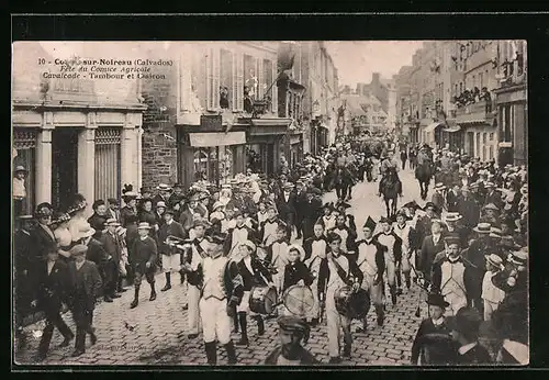 AK Conde-Sur-Noireau, Fete du Comice Agricole, Cavalcade, Tambour et Clairon