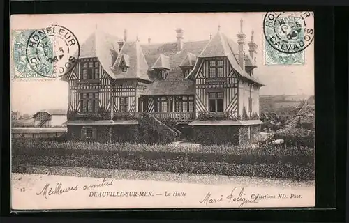 AK Deauville-sur-Mer, La Hutte