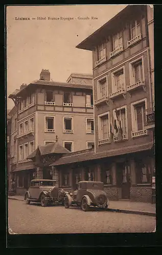 AK Lisieux, Hotel France-Espagne - Grande Rue