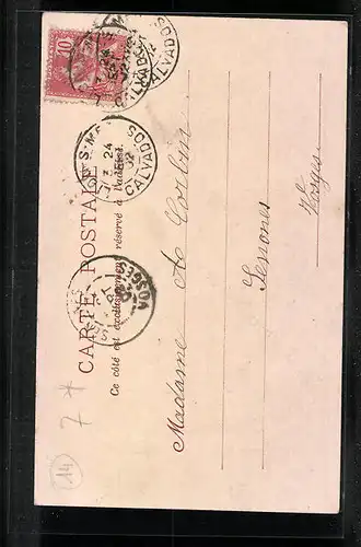 AK Lion-sur-Mer, Un vieux Loup de Mer