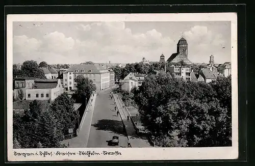 AK Sagan i. Schles., Kaiser-Wilhelm-Strasse