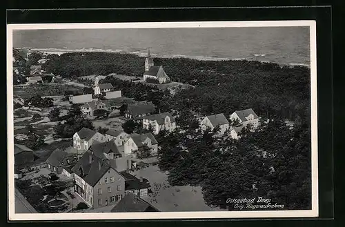 AK Deep, Ortspartie, Fliegeraufnahme