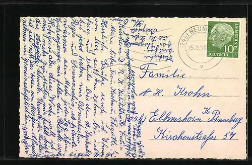 AK Kiebitzhörn, Erholungsheim, Kamin, Speisesaal