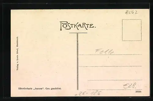 Künstler-AK Eugen Felle: Hersbruck, Partie am Schloss